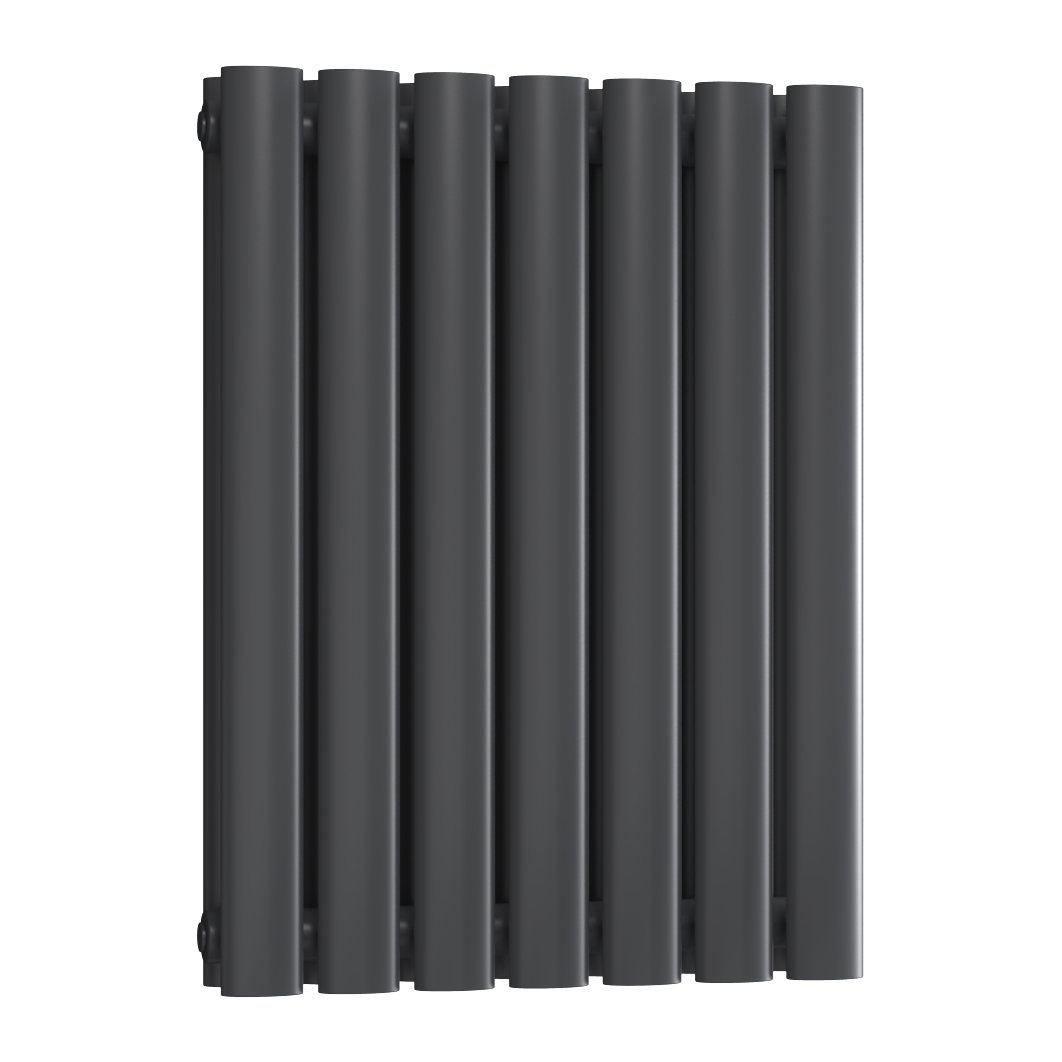 Reina Neva Horizontal Single Anthracite Designer Radiator 550mm X 413mm