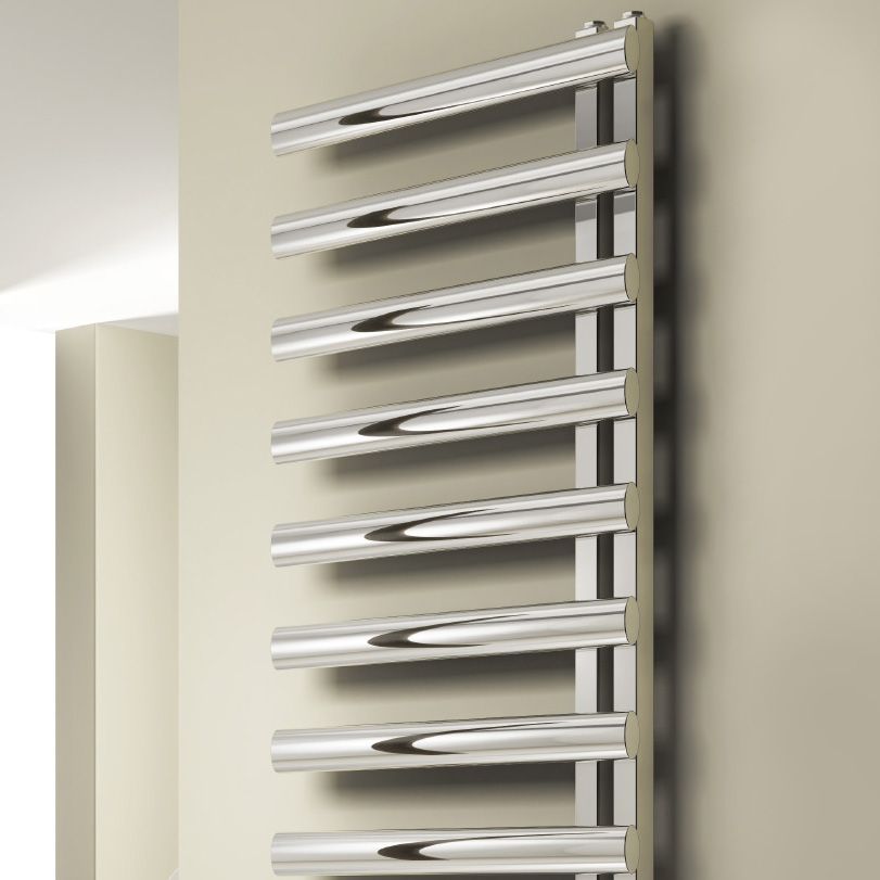 Reina Cavo Polished Stainless Steel Heated Towel Rail