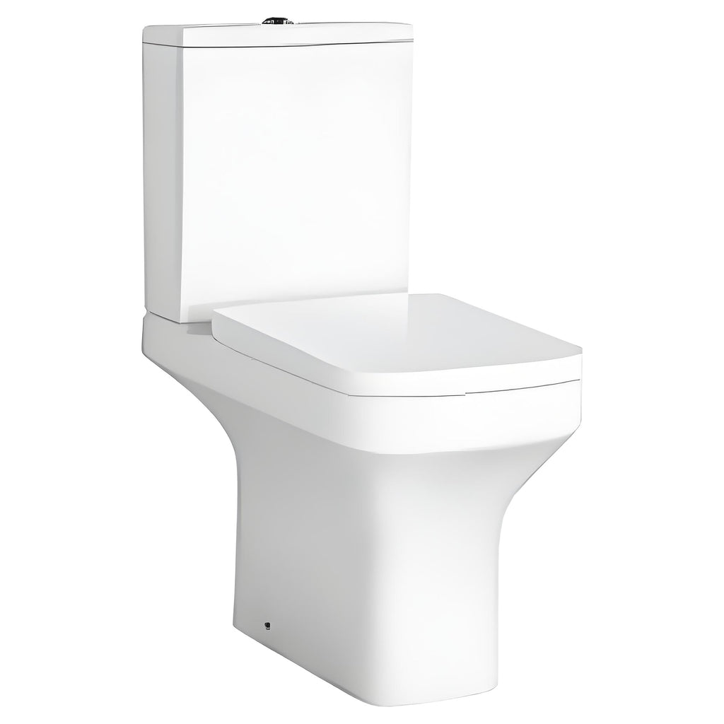 Tailored Savona Rimless Square CC Toilet, Seat & Fixings