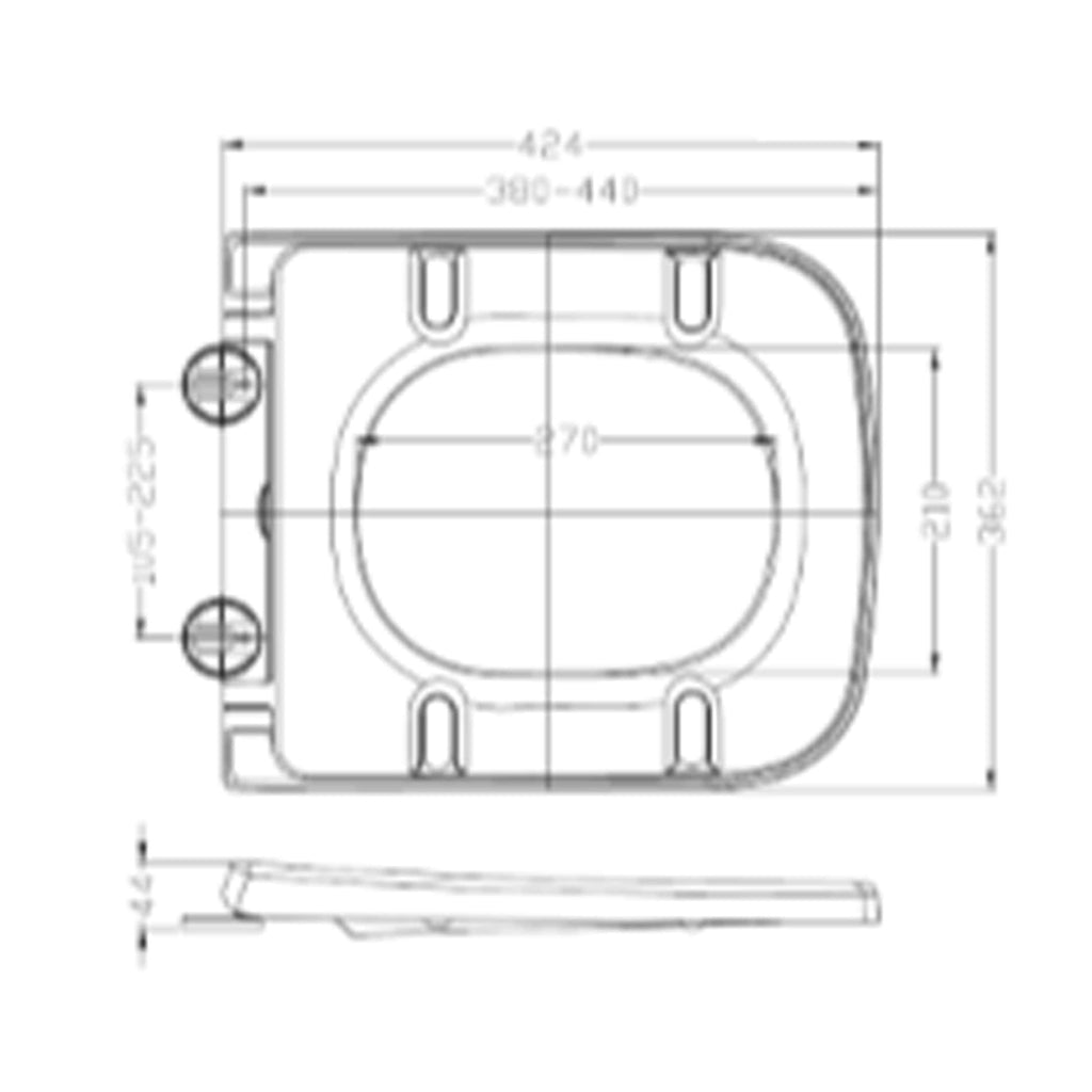 Retro-style bathroom sink plumbing diagram with precise measurements for bathroom renovation projects.