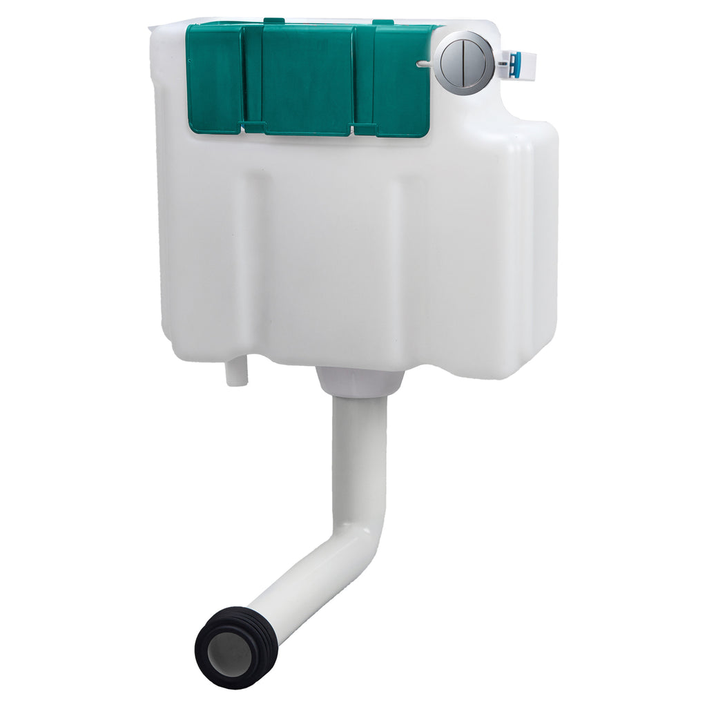 Tailored Plumb Essentials Concealed Cistern With Chrome Push Button