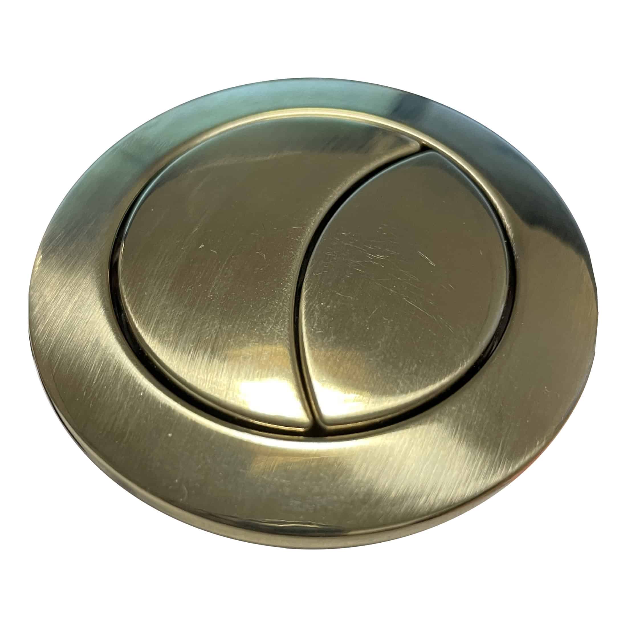 Brass bathroom concealed flush plate with sleek, modern design, perfect for upgrading toilet flush systems. Durable and stylish, ideal for contemporary bathroom renovations.