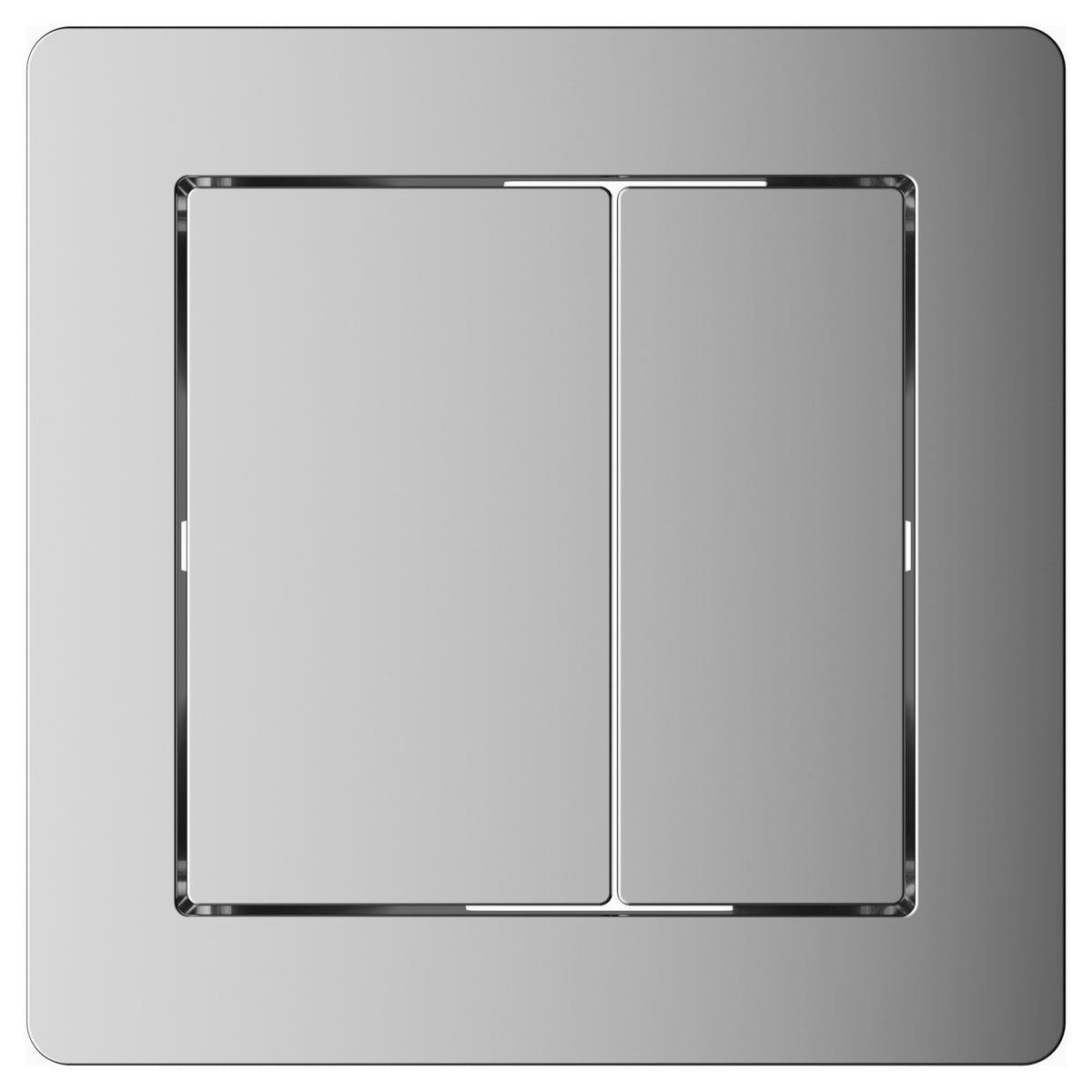Tailored Square 78mm Button For 6201 Concealed Cistern, Chrome