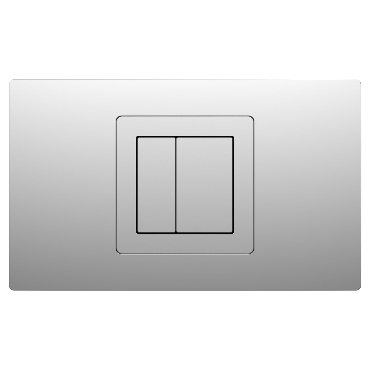Tailored Flush Button Plate for 6201, Chrome