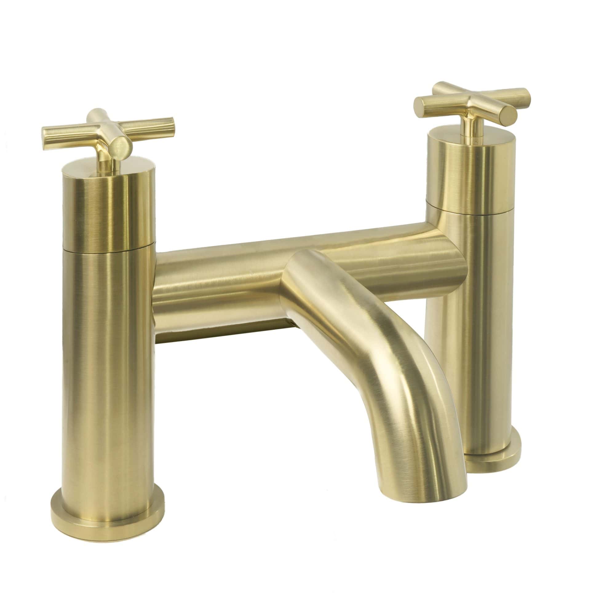 Brass bathroom tap with a modern, sleek design perfect for upgrading your vintage or contemporary bathroom. Durable, high-quality finish ideal for sinks and washbasins.