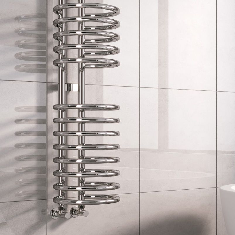 Reina Claro Chrome Heated Towel Rail