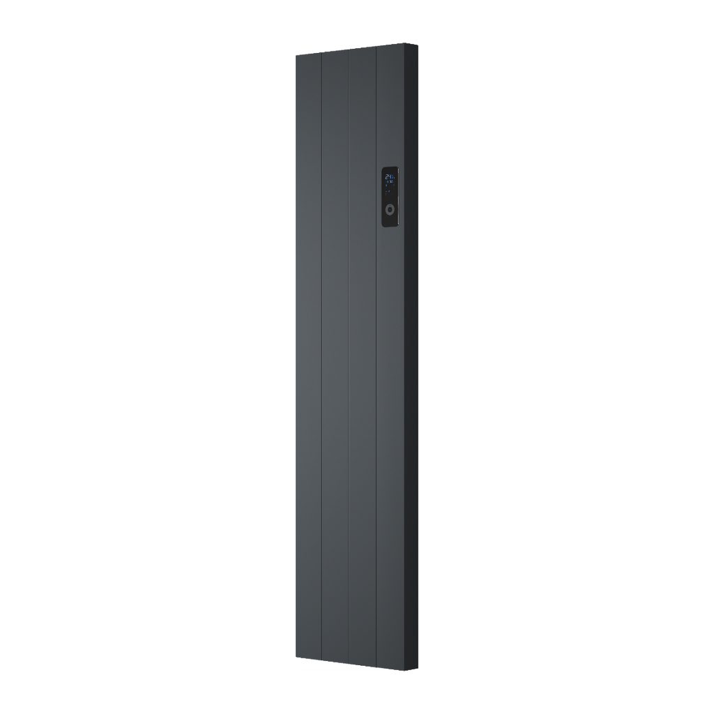 Reina Nika Vertical Anthracite Electric Radiator 1600mm X 362mm