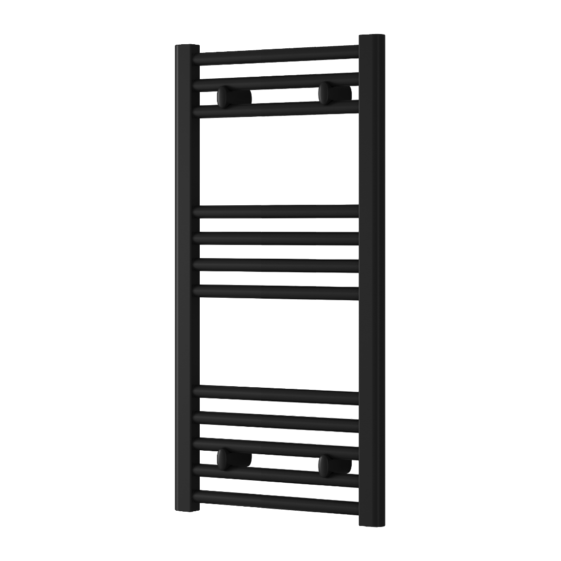 Reina Capo Flat Electric Black Heated Towel Rail 800mm X 400mm