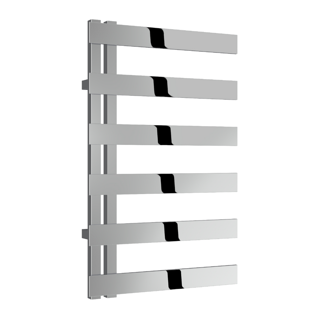 Reina Capelli Polished Stainless Steel Heated Towel Rail 800mm X 500mm