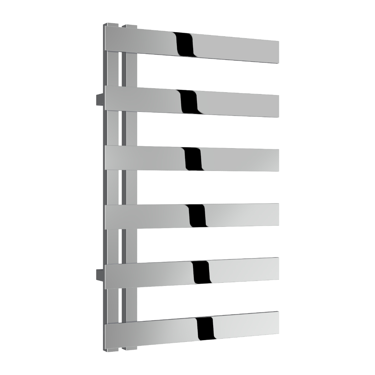 Reina Capelli Polished Stainless Steel Heated Towel Rail 800mm X 500mm