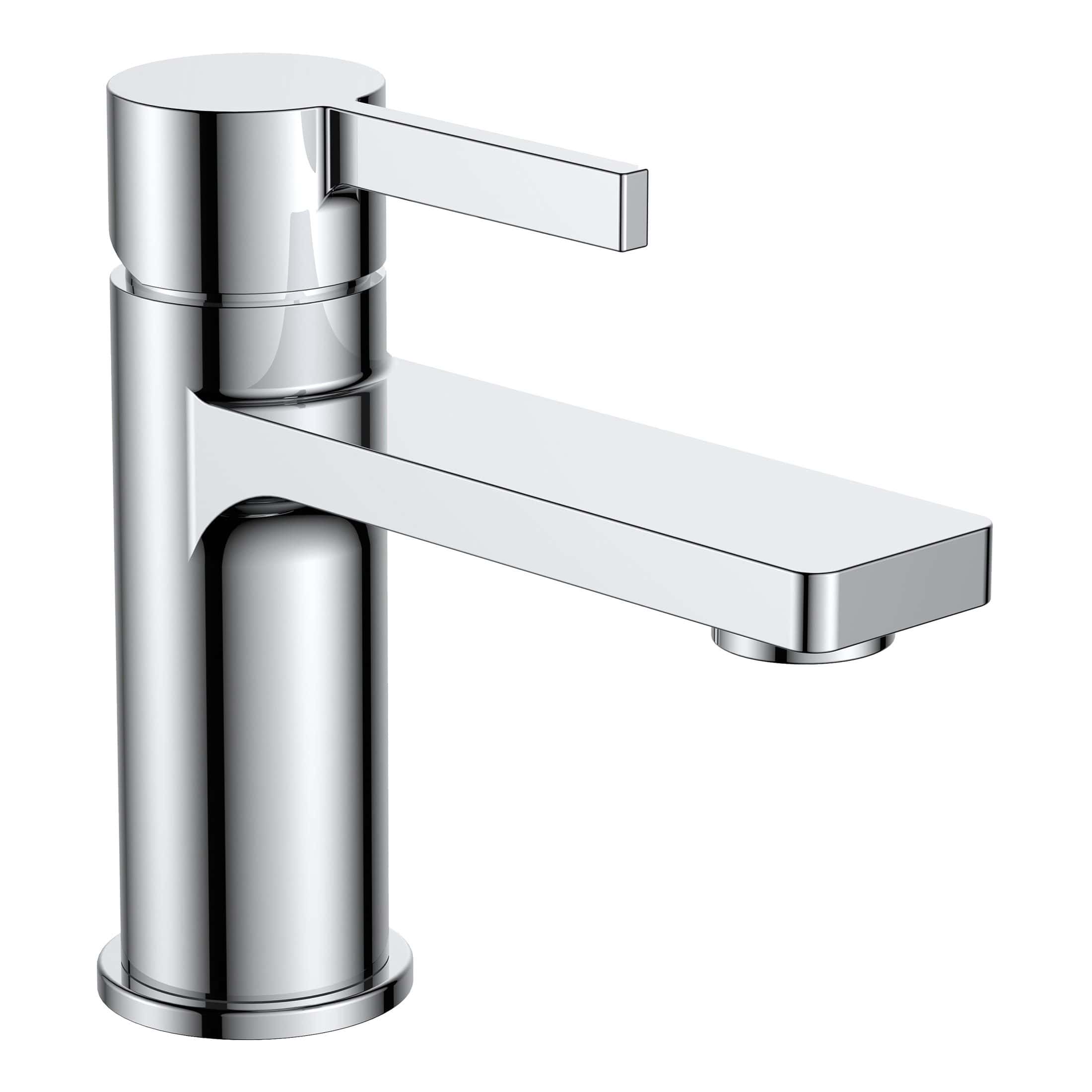 Chrome bathroom tap in elegant modern design for luxury bubly bathrooms. Perfect for contemporary kitchen or bathroom renovation projects.