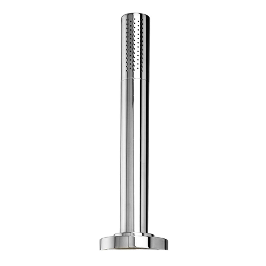 Polished chrome shower head for modern bathroom decor, ideal for creating a luxurious and stylish bathroom environment. Durable finish and easy to install.