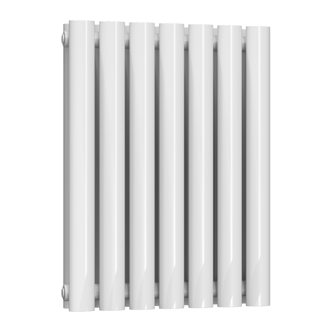 Reina Neva Horizontal Single White Designer Radiator 550mm X 413mm