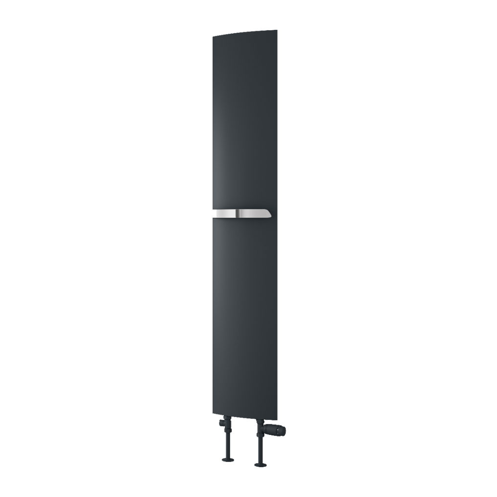 Reina Picoli Anthracite Designer Radiator 1500mm X 280mm