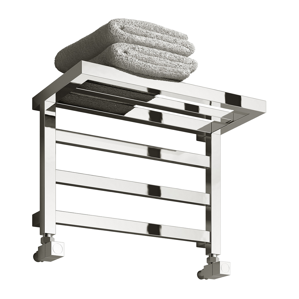 Reina Elvina Chrome Heated Towel Rail 350mm X 500mm