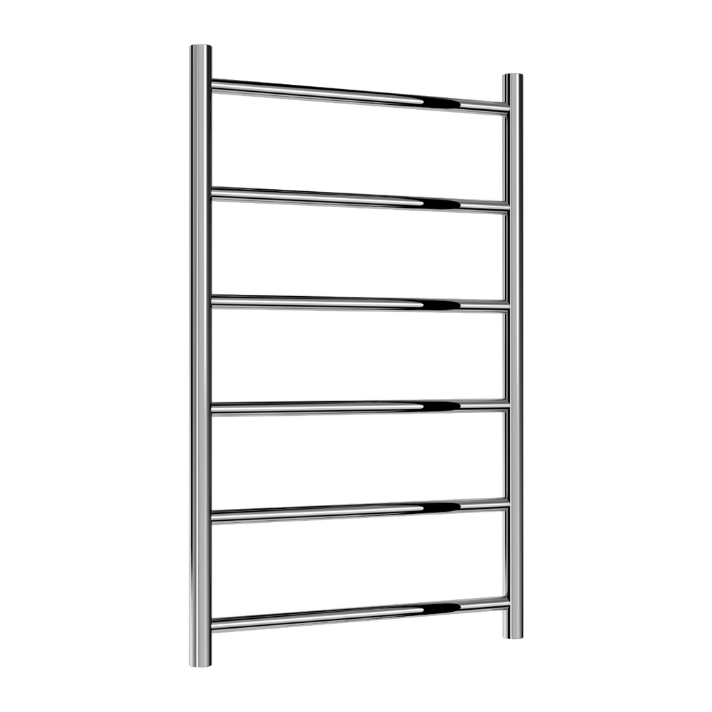 Reina Savio Polished Stainless Steel Heated Towel Rail 800mm X 500mm