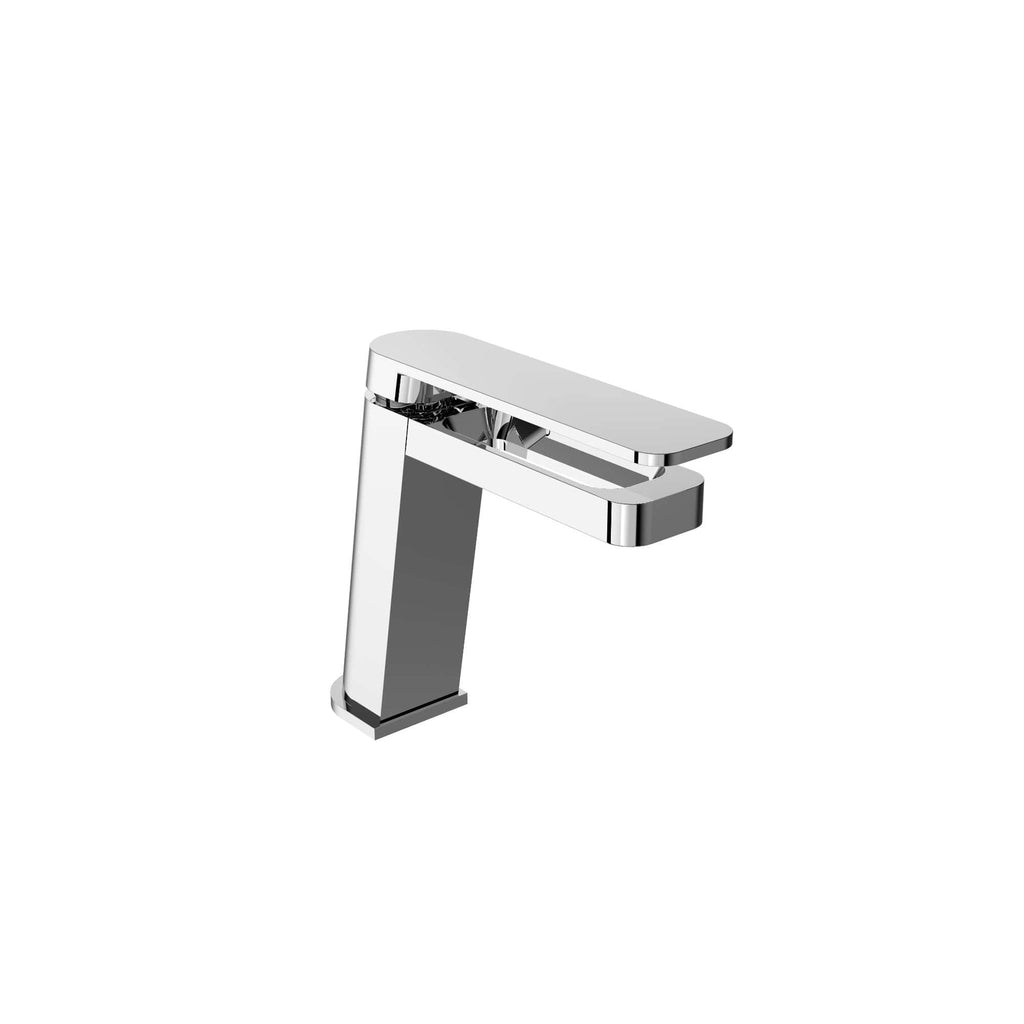 Sleek modern chrome bathroom tap with minimalist design, perfect for contemporary bathroom fixtures. High-quality and durable, ideal for stylish bathroom upgrades.