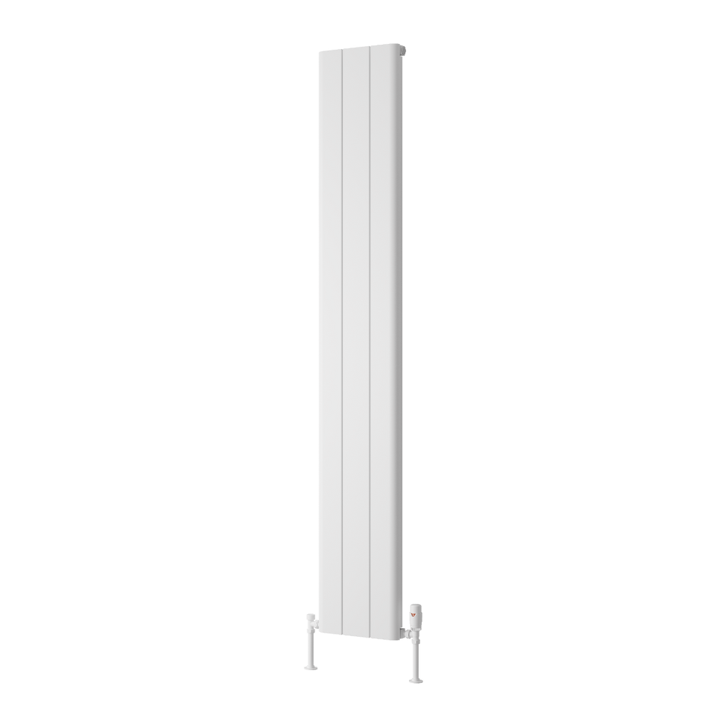 Reina Resia Vertical White Designer Radiator 1800mm X 280mm