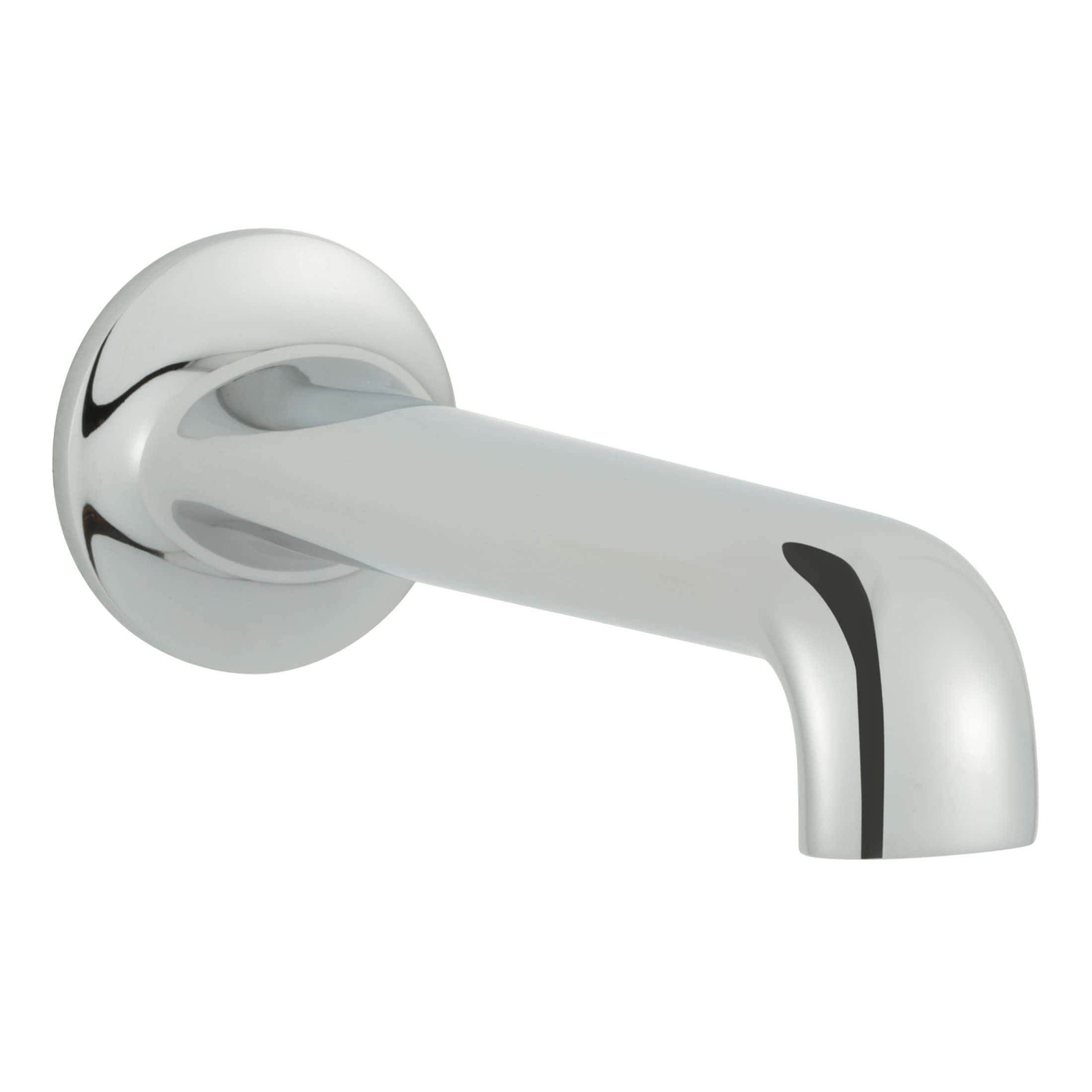 Sleek white bathroom tap with black accents, modern design ideal for contemporary bathrooms, smooth finish, durable construction.