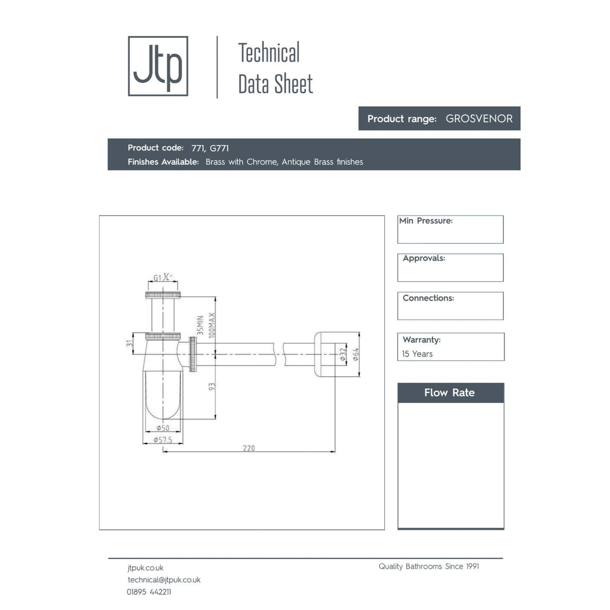 Sleek brass bathroom sink drain with chrome finish, compatible with various bathroom fixtures and styles, providing reliable drainage and a polished look.