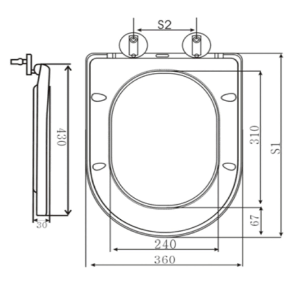 Scudo Middleton Rimless Close Coupled Toilet With Cistern & Soft Close Seat