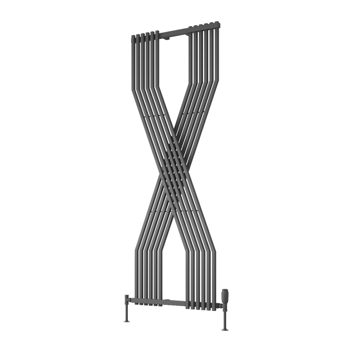 Reina Coredo Anthracite Designer Radiator 1760mm X 620mm