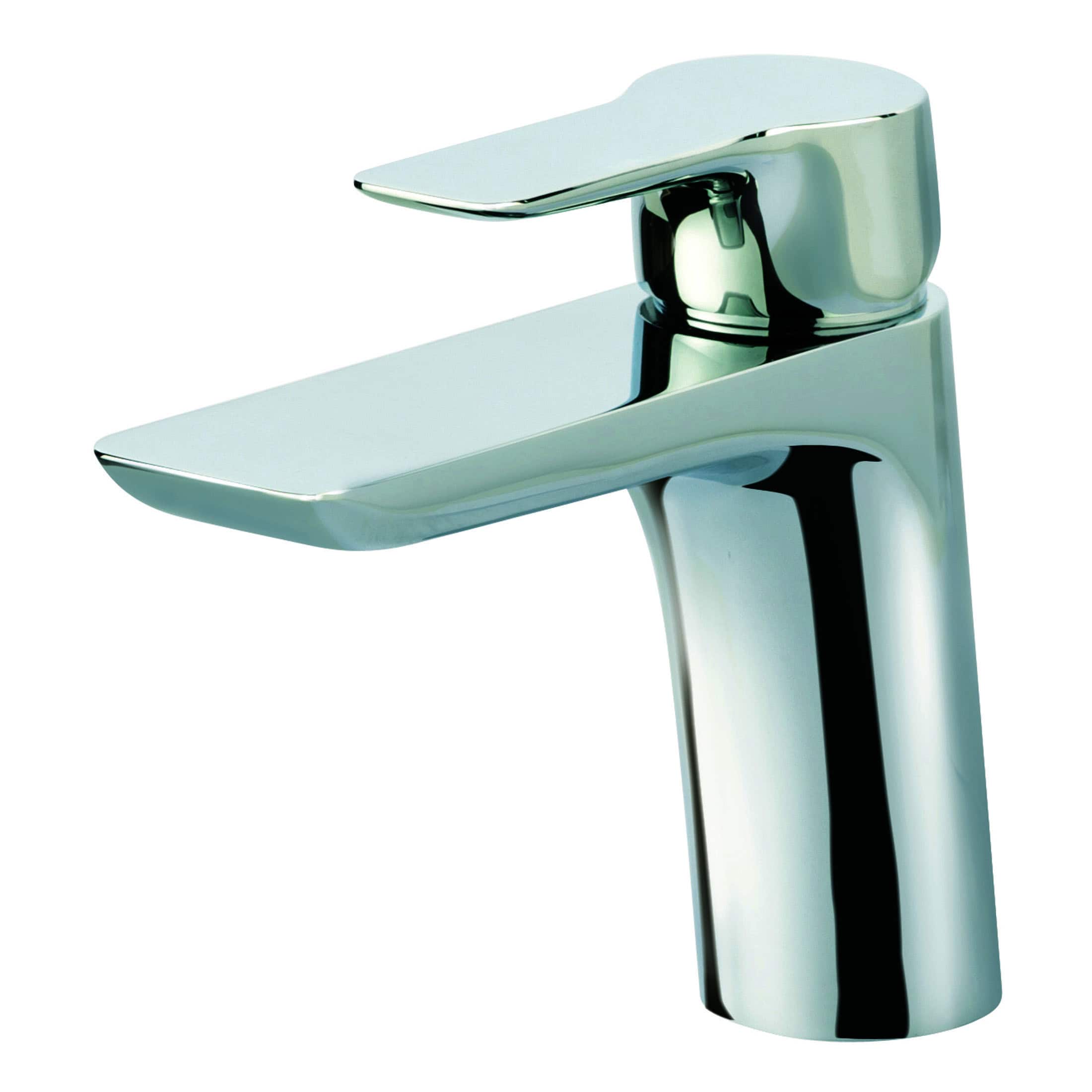 Sleek chrome bathroom faucet with modern design, ideal for contemporary washbasins and bathrooms. Durable, stylish, and easy to install. Perfect for upgrading your bathroom aesthetics.