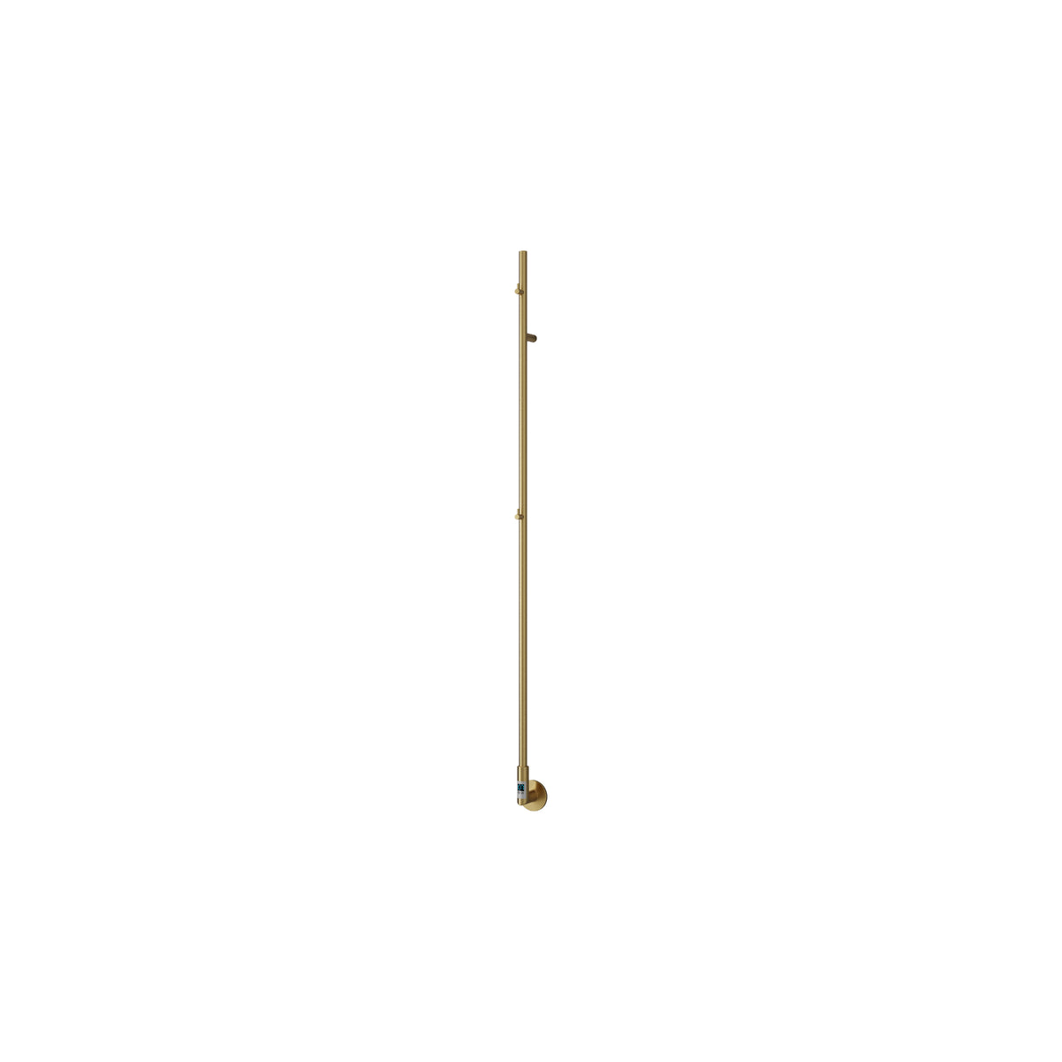 Reina Ines Brushed Brass Electric Heated Towel Rail 1500mm X 22mm