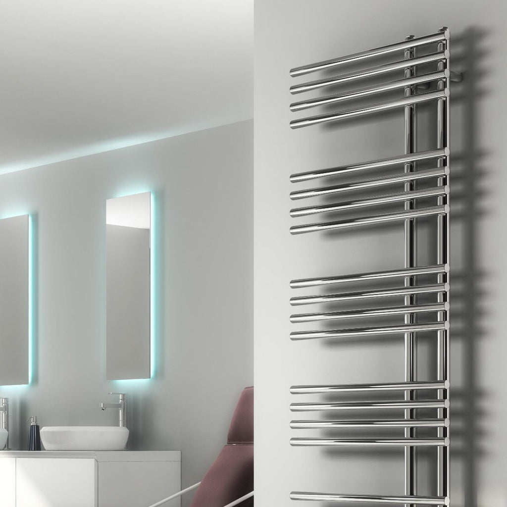 Reina Elisa Chrome Heated Towel Rail
