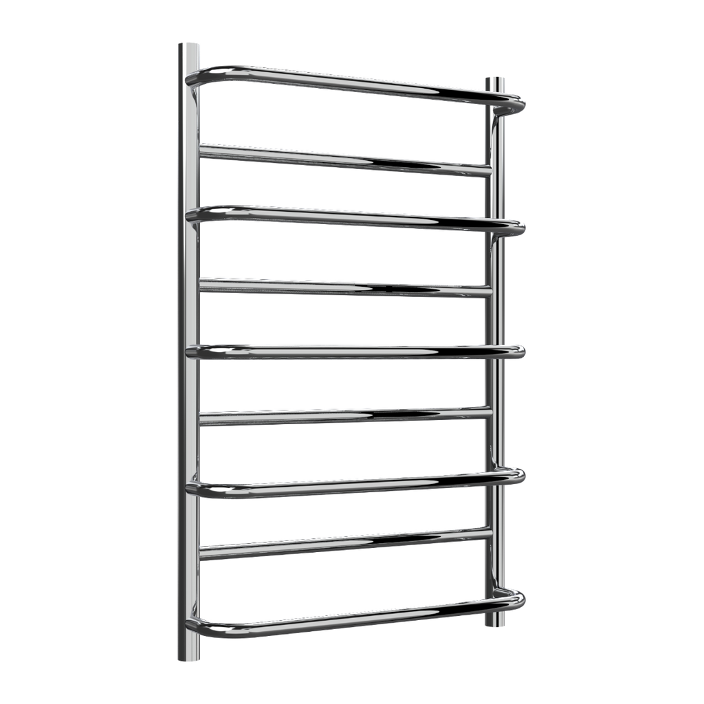 Reina Belbo Polished Stainless Steel Heated Towel Rail 820mm X 530mm