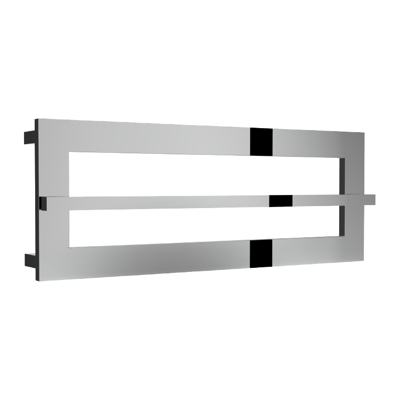 Reina Breno Chrome Heated Towel Rail 350mm X 700mm