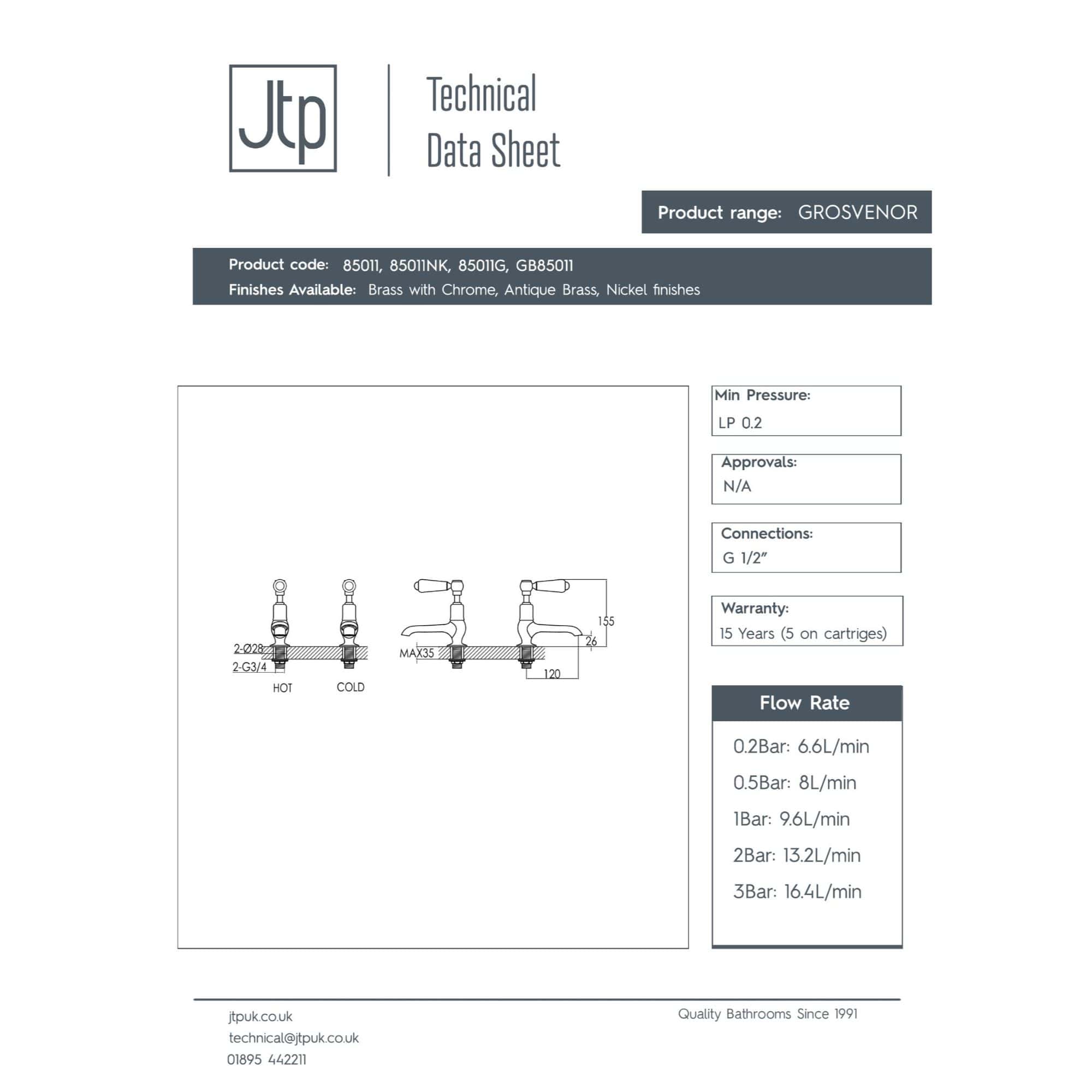 Flexible bathroom tap with chrome finish, including hot and cold handles, suitable for residential and commercial bathrooms, featuring easy installation and durable design.