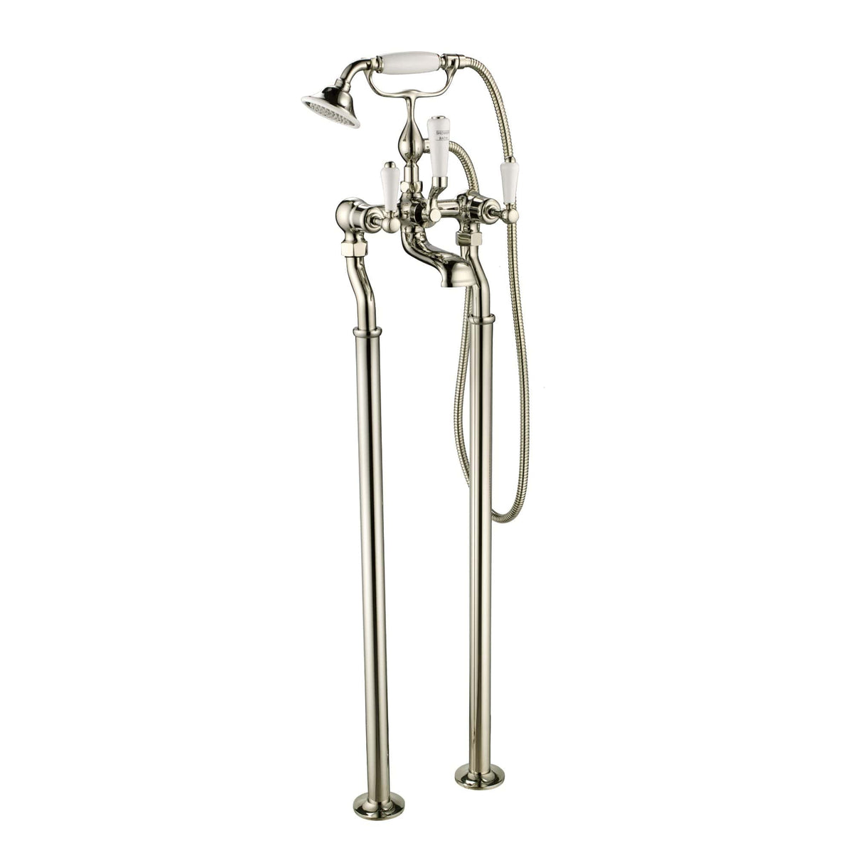 Jtp Grosvenor Lever Freestanding Bath Shower Mixer Tap With Kit