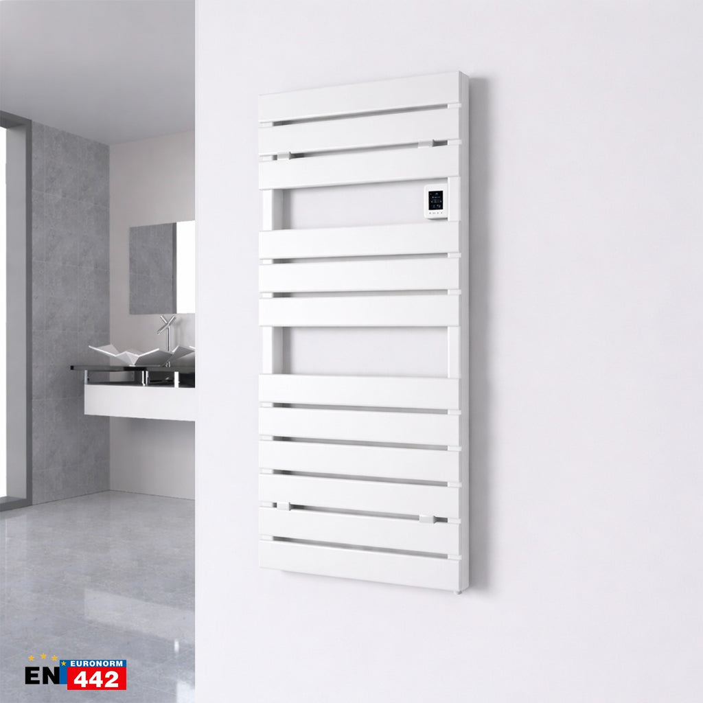 Reina Gia White Electric Heated Towel Rail