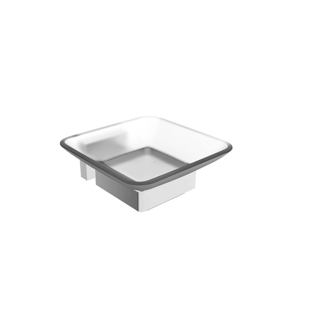 Shallow stainless steel bathroom sink with grey rim, modern design, suitable for contemporary bathroom renovation projects.
