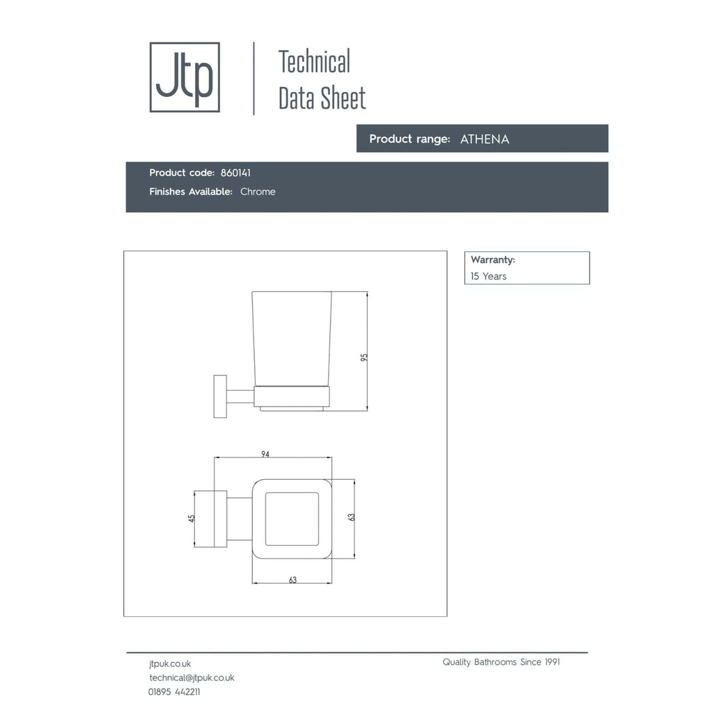 Slimline bathroom toilet with chrome finish, modern design, compact size, ideal for small bathrooms, includes technical specifications for installation.