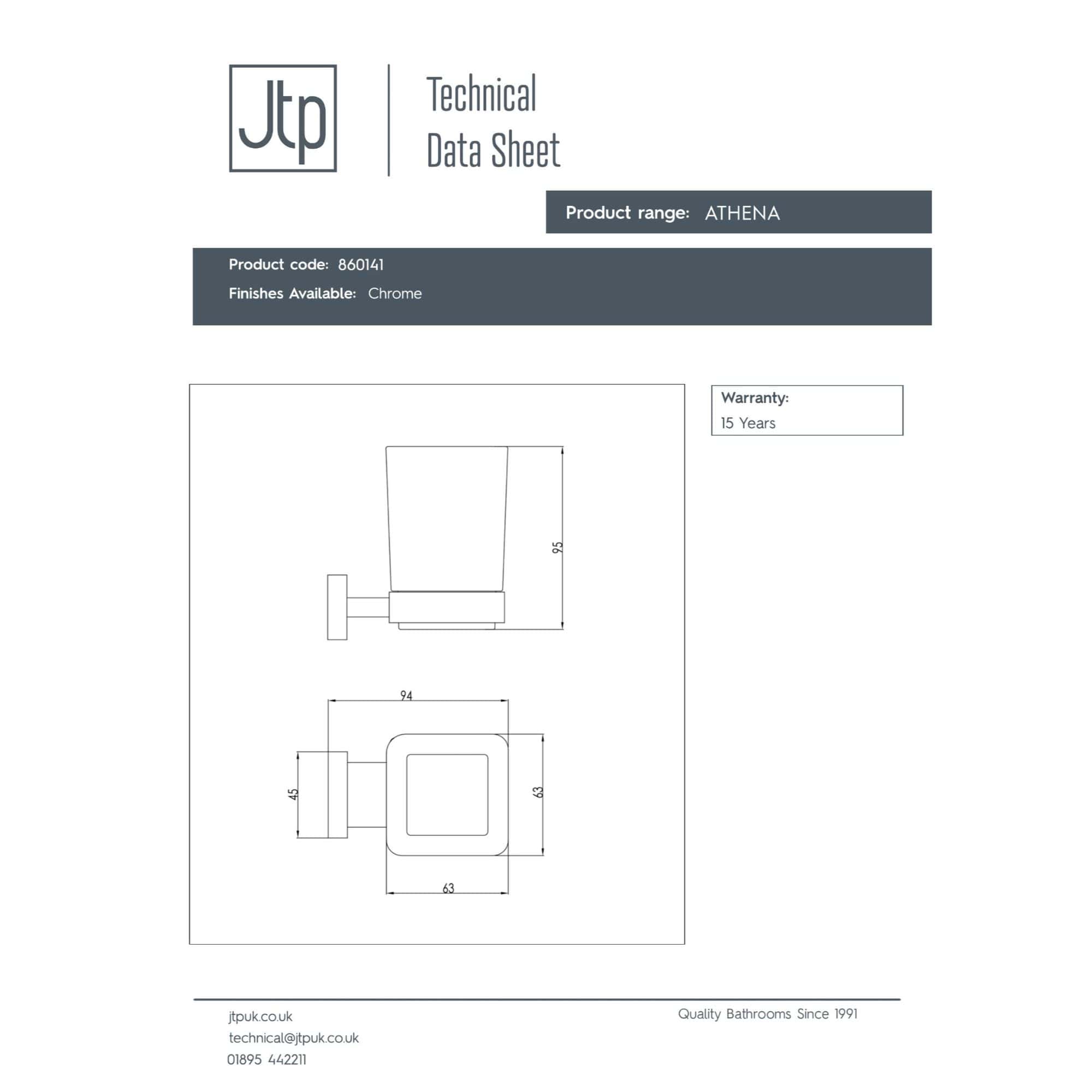Slimline bathroom toilet with chrome finish, modern design, compact size, ideal for small bathrooms, includes technical specifications for installation.