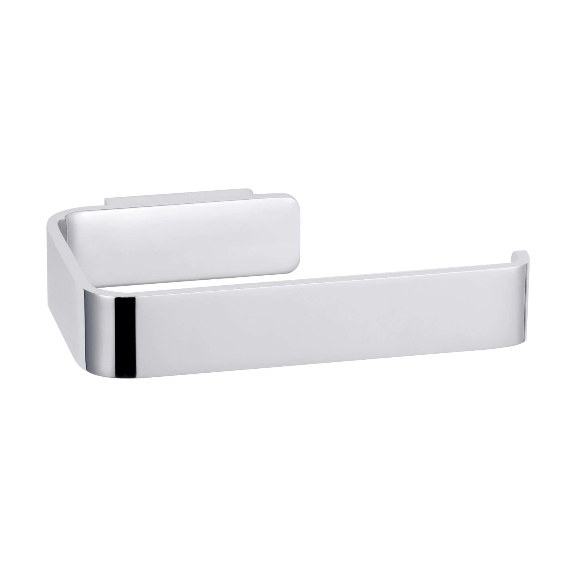 Sleek white bathroom storage shelf with modern design, ideal for organising toiletries and small essentials in contemporary bathrooms.