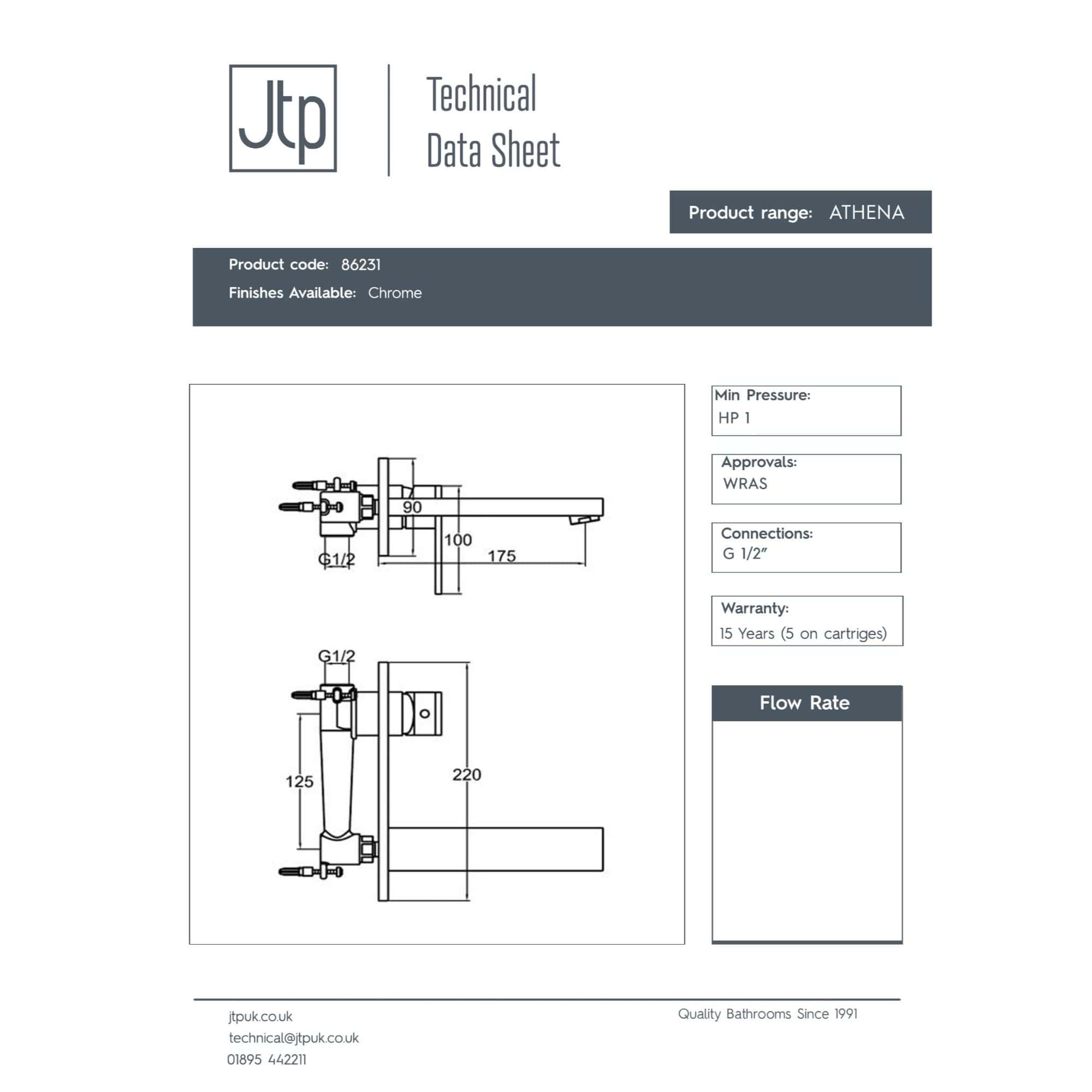 Flexible bathroom mixer tap with chrome finish, designed for modern bathroom renovations and universal compatibility with G ½ inch connections.