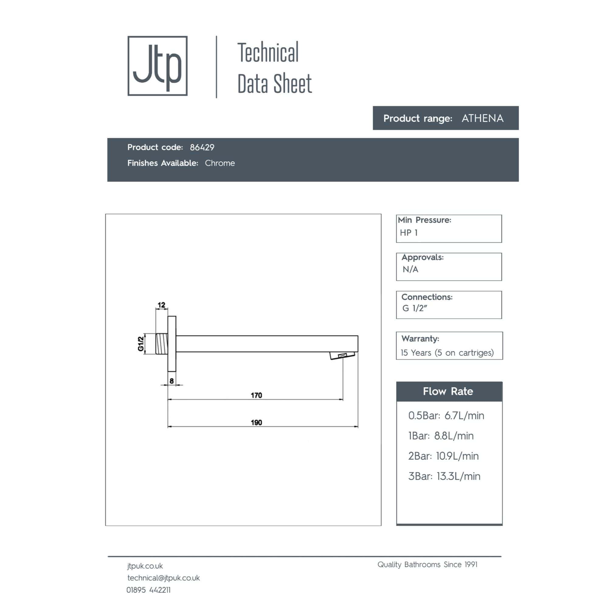 Low-profile chrome bathroom tap with sleek design, metal handle, and durable finish, ideal for modern bathrooms, adjustable flow rate, and reliable water pressure.