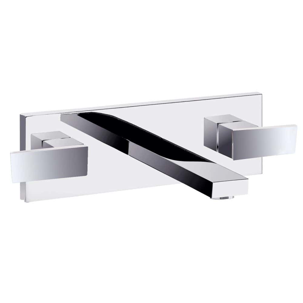 Sleek modern chrome bathroom tap with geometric design, ideal for contemporary bathroom fixtures and upgrade projects. Perfect for enhancing style and functionality in any bathroom.