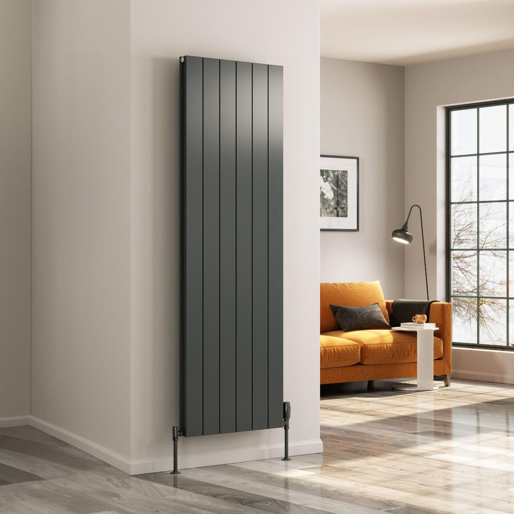 Reina Casina Vertical Single White Designer Radiator