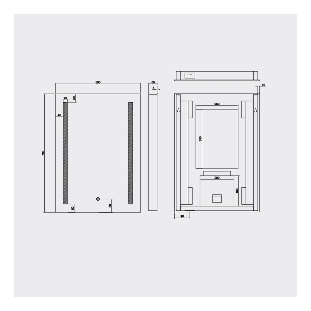High-quality bathroom shower enclosure design with detailed technical drawings for optimal space utilisation and modern aesthetics. Perfect for custom bathroom renovation projects.