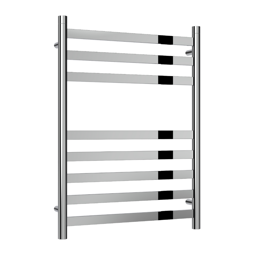 Reina Misa Polished Stainless Steel Heated Towel Rail 720mm X 530mm