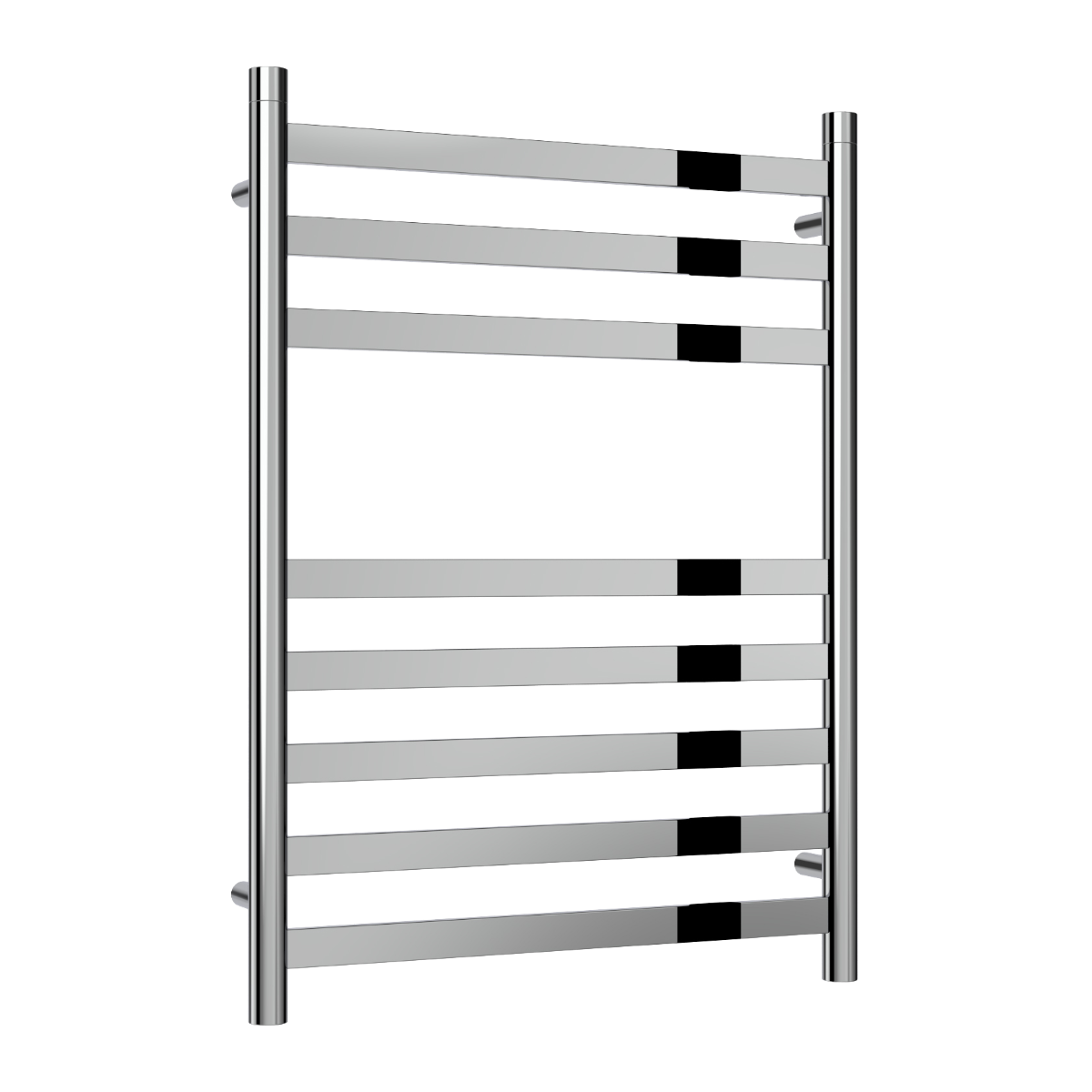 Reina Misa Polished Stainless Steel Heated Towel Rail 720mm X 530mm