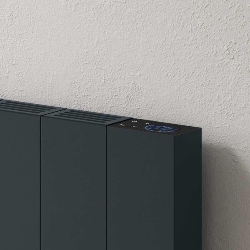 Reina Nika Horizontal Anthracite Electric Radiator