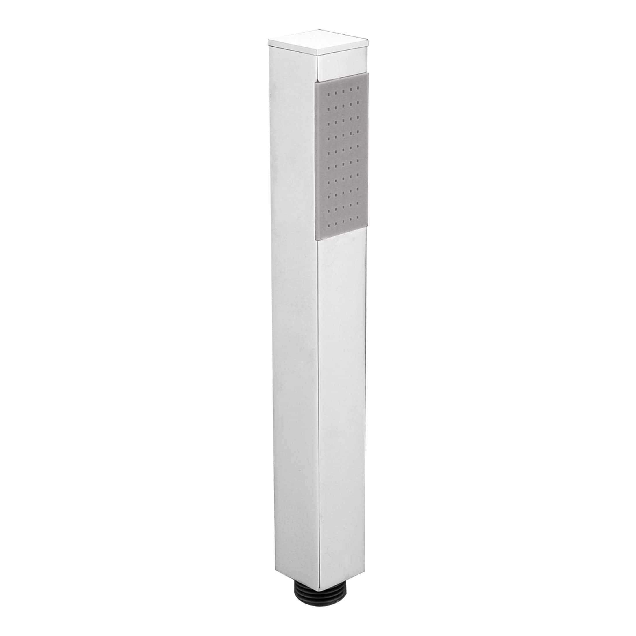 Chrome bathroom shower column with adjustable spray head and modern design for luxurious shower experience. Suitable for contemporary bathrooms, enhancing style and functionality.