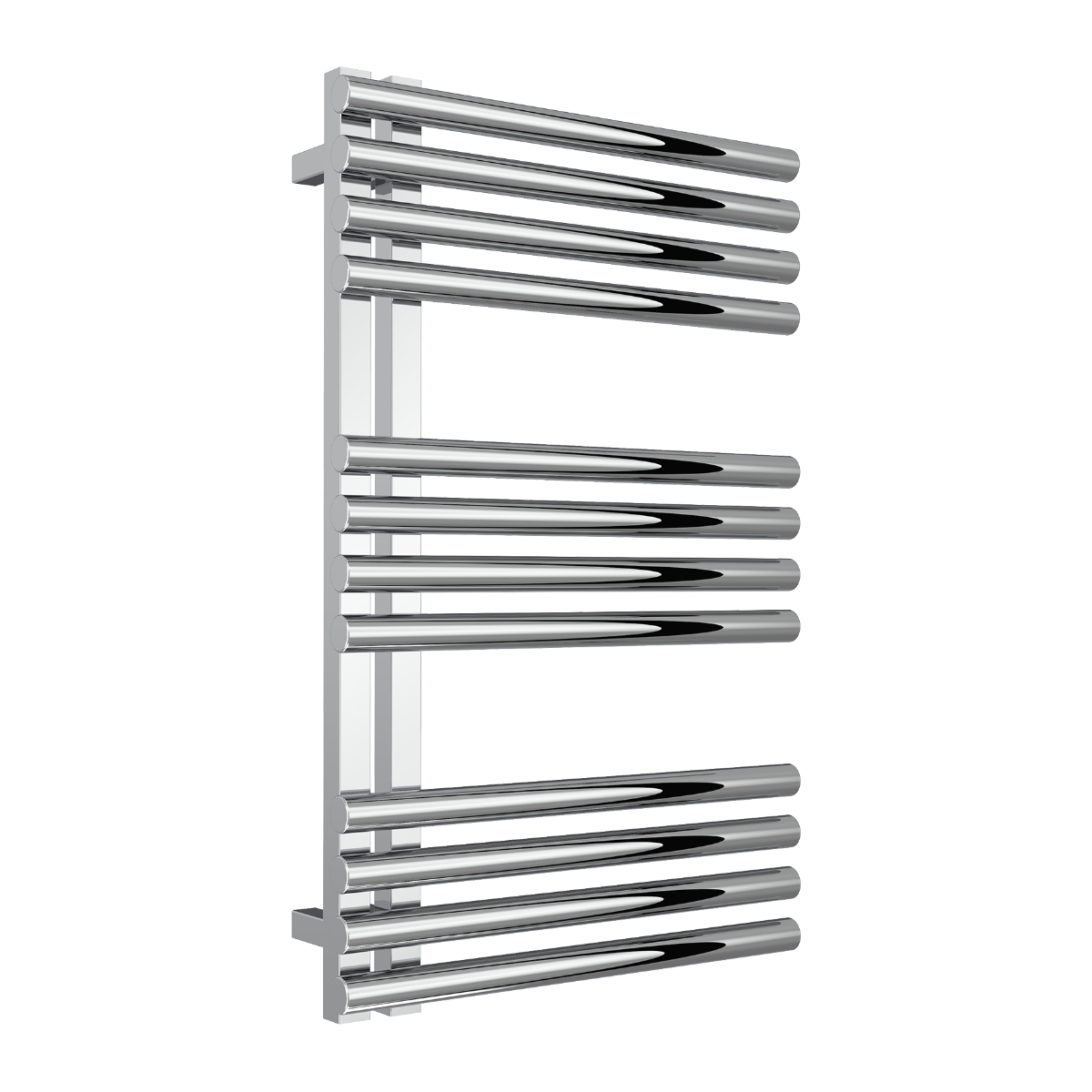 Reina Adora Polished Stainless Steel Heated Towel Rail 800mm X 500mm