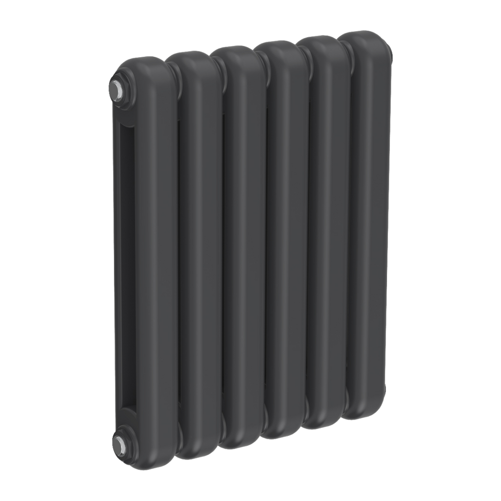 Reina Coneva Horizontal Anthracite Designer Radiator 550mm X 440mm