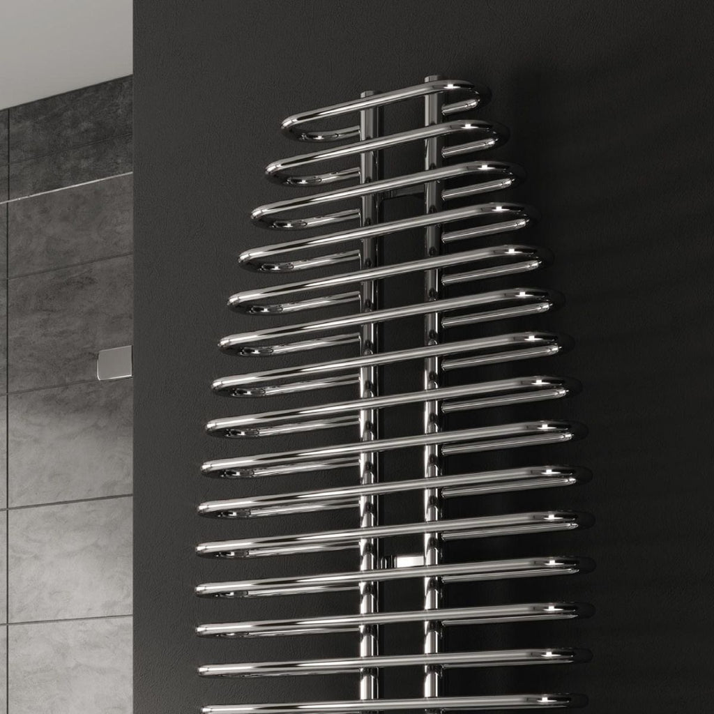 Reina Teano Chrome Heated Towel Rail